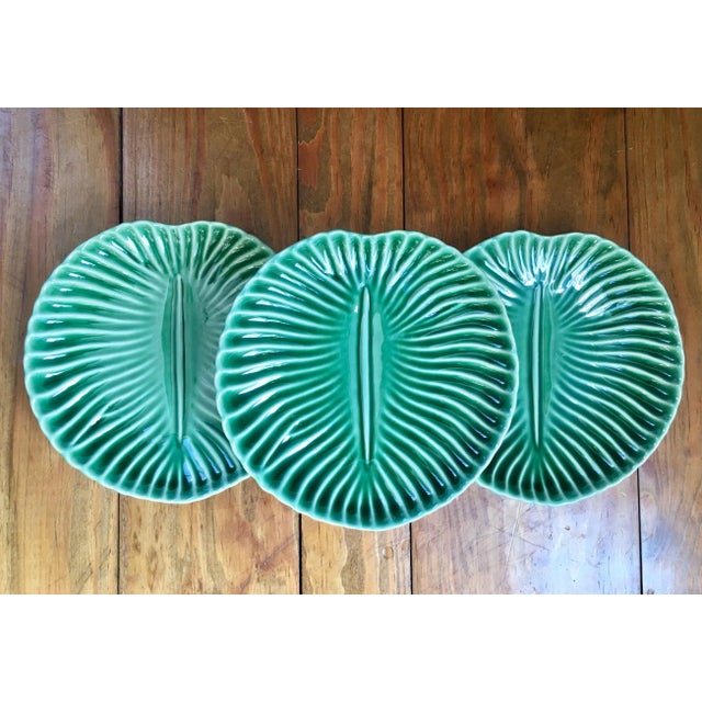 Ceramic Vintage Herman Dodge & Son Lilly Pad Plates - Set of 3 For Sale - Image 7 of 7