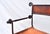 A Pair of Italian Savonarola Iron & Leather Campaign Chairs For Sale - Image 4 of 12