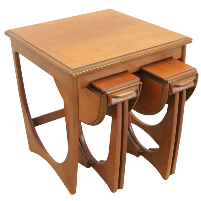 Folding Tables from G-Plan, 1970s, Set of 3 For Sale