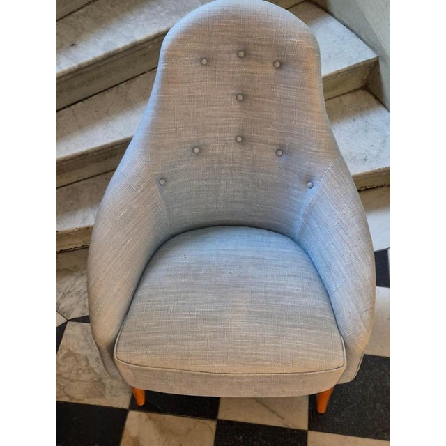 Scandinavian Modern Lilla Eva Armchair by Kerstin Hörlin-Holmquist for Nordiska Kompaniet For Sale - Image 5 of 15