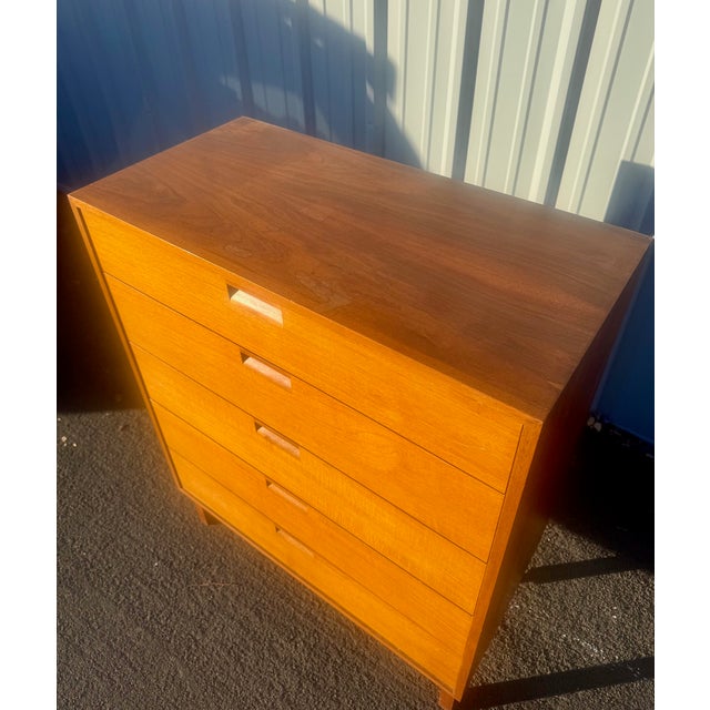 Milo Baughman Highboy Chest of Drawers for Directional For Sale In Denver - Image 6 of 8