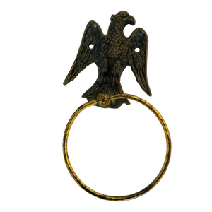 Antique American Bronze Eagle Towels Hanger