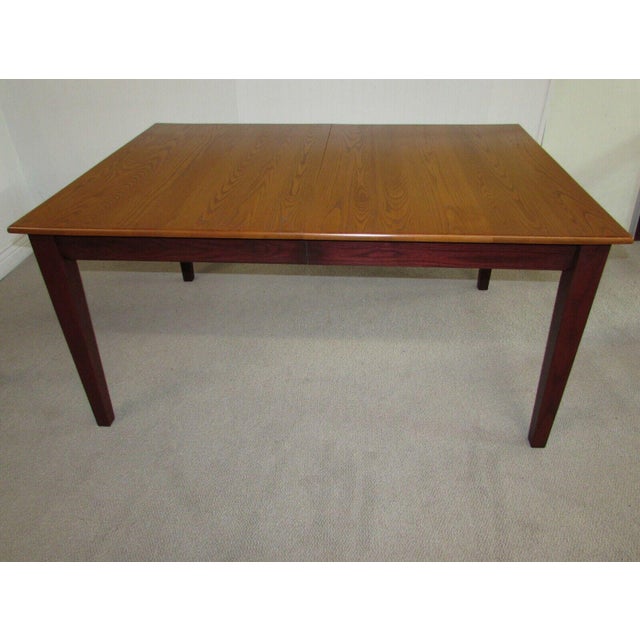 Athol Mission Oak Dining Set, Table & Ladderback Chairs 7 Pieces