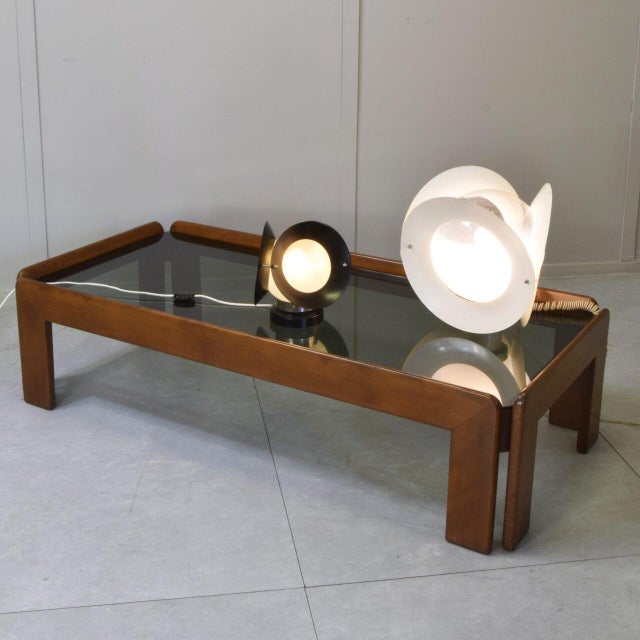 Metal Mid-Century Modern Table Lamps in Metal and Opaline Glass from Arredoluce, Italy, 1975, Set of 2 For Sale - Image 7 of 11