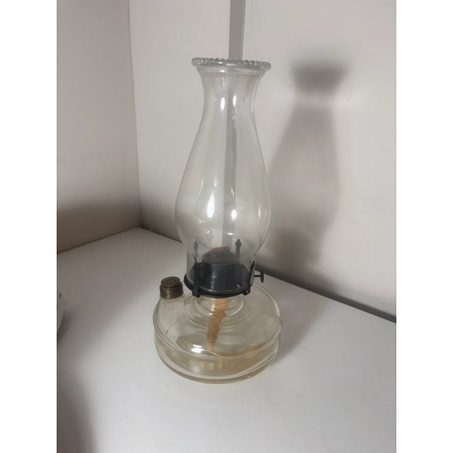 Late 19th Century Antique Wall Bracket Oil Lamp 1800's For Sale - Image 5 of 9