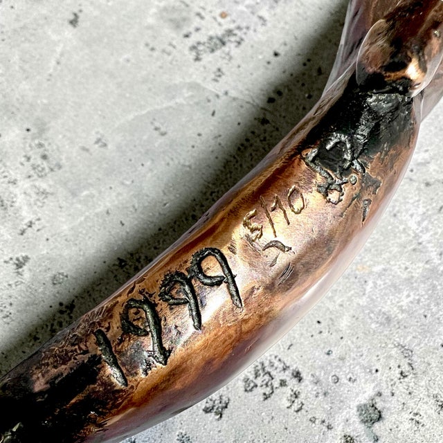 Metal David Laugomer, Large Sculpture, 1999, Bronze For Sale - Image 7 of 16