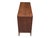 1960s Mid-Century Modern Walnut Credenza Sculpted Pulls 3 Drawers Cabinet Storage For Sale - Image 11 of 12