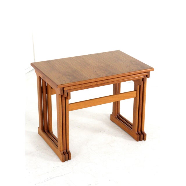 Fugdal Nesting Tables from Trioh, Denmark, 1960s, Set of 3 For Sale - Image 10 of 15