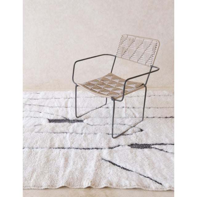 2020s Contemporary Moroccan Wool Beni M'Rirt Rug - 6.9 X 5 Ft For Sale - Image 5 of 10