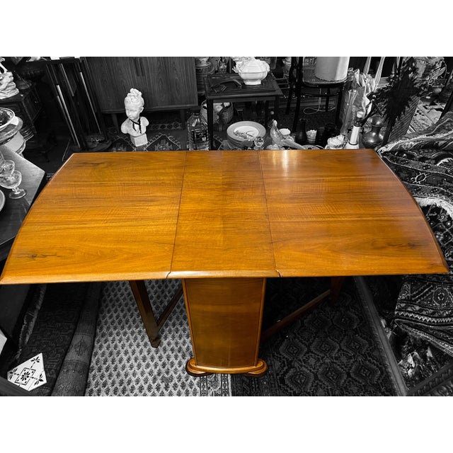 Biedermeier Walnut Table, 1950s For Sale - Image 4 of 18