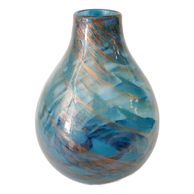 Murano Glass Vase from Fratelli Toso, 1970s For Sale