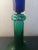 1980s 1980s Rogaska Green/Blue Art Glass Reversible Vase, Made in Yoguslavia For Sale - Image 5 of 8