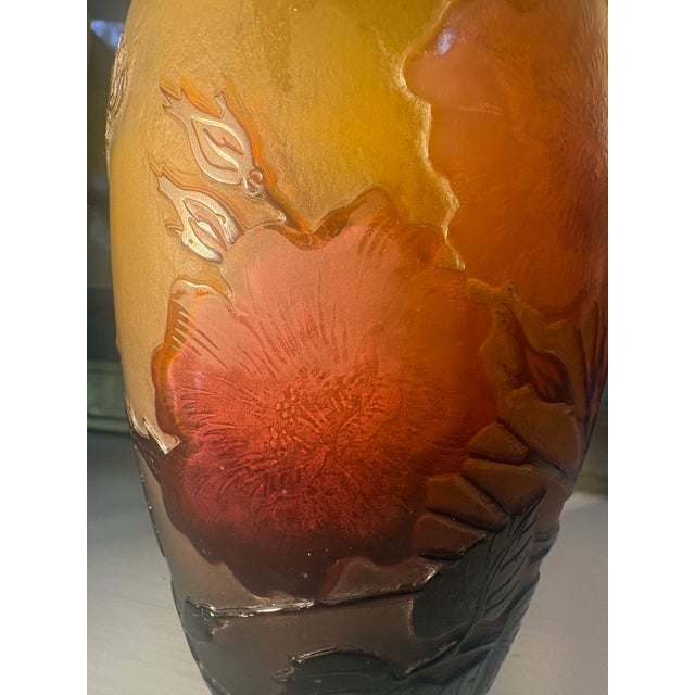 Galle Cameo Vase For Sale - Image 10 of 10
