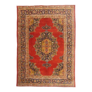 Late 19th Century Persian Sultanabad Rug, 09'06 X 13'03 For Sale