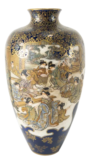 Japanese Satsuma Vase by Kinkozan