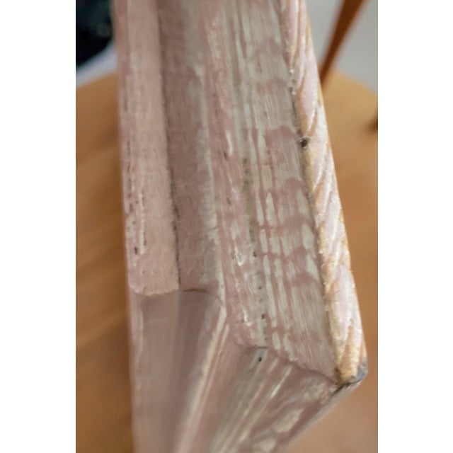 Sky Blue Vintage Alpine Landscape – Original Framed Oil Painting by E. Dveak For Sale - Image 8 of 10