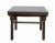This antique square table shows smooth and elegant round legs, simple spandrels and straight stretchers, A nice refined...