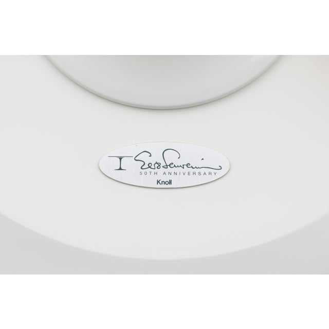 Mid-Century Modern Eero Saarinen for Knoll 16" Round White Tulip Side Table For Sale - Image 18 of 18