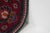 Textile 1970s Vintage Persian Handmade Wool 10x12 Red Area Rug For Sale - Image 7 of 11