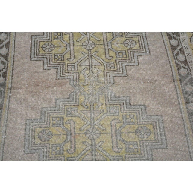 Vintage Turkish Anatolian Hand Knotted Wool Rug, 3'4''x6'4'' For Sale - Image 4 of 4