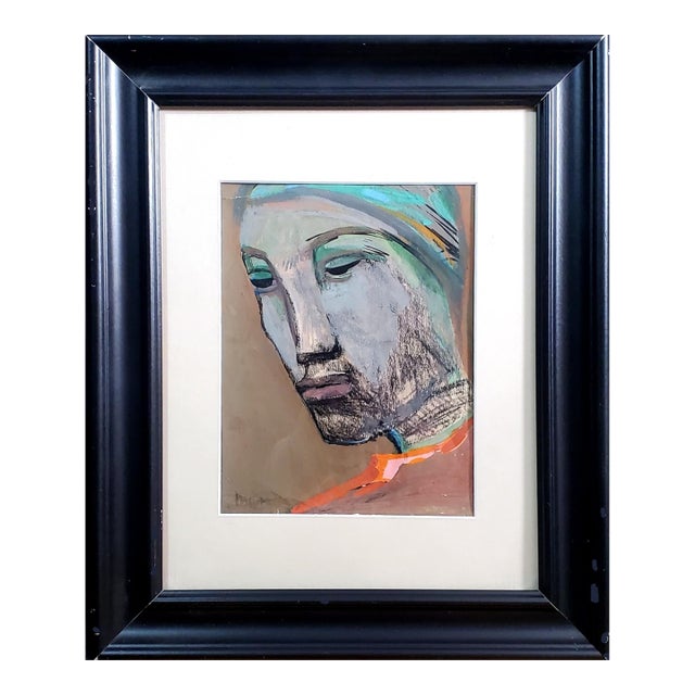 Portrait of a Performer by Joseph Presser (1909-1967) For Sale