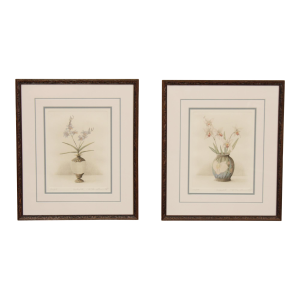 Rick Loudermilk Pair of Signed Limited Edition Prints, 'Orchid III' & 'Orchid IV'