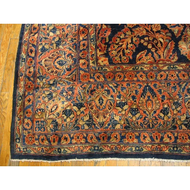 Persian Antique Persian Sarouk Rug 10' 2" x 19' 8" For Sale - Image 3 of 5