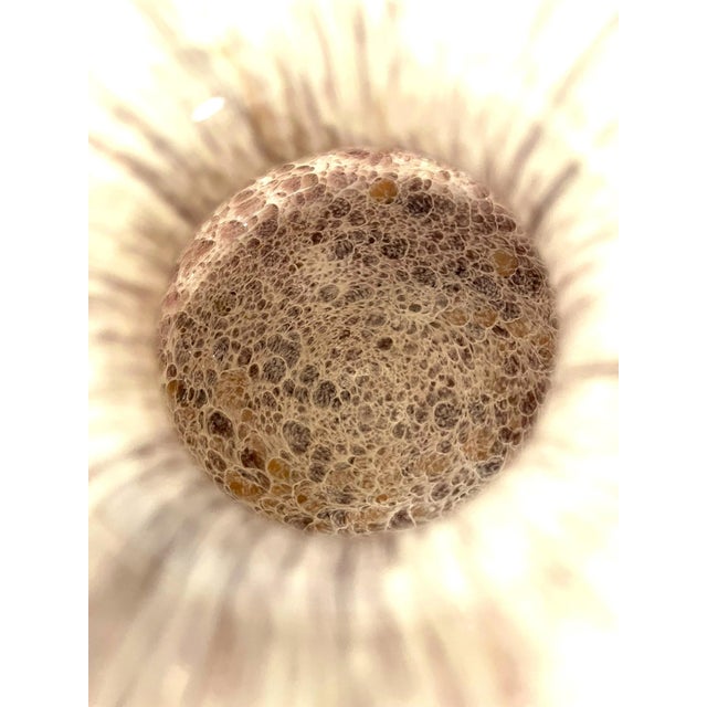 Vintage Murano Style Handblown Pink Glass Bottle Vase For Sale - Image 17 of 17