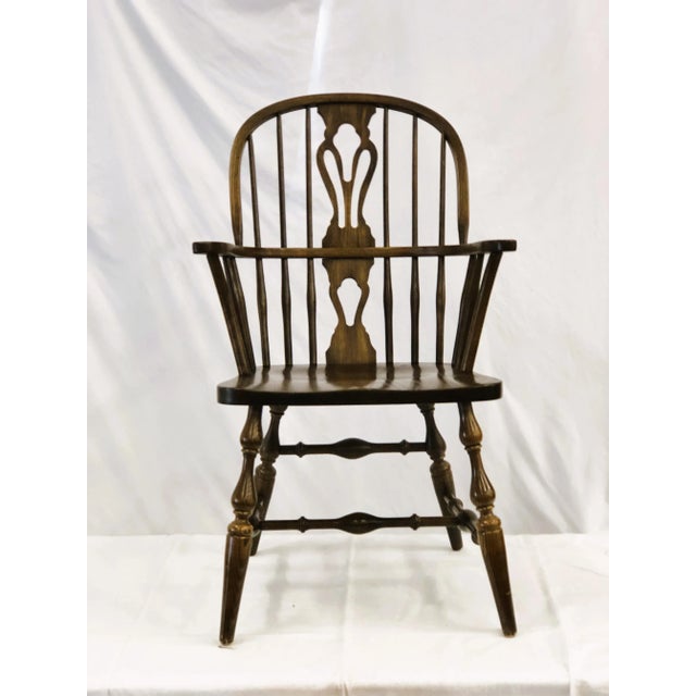 Nichols & Stone Co. Windsor Low Back Chair For Sale - Image 12 of 12