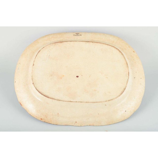Large Oval Ceramic Dish with Chinese-Inspired Motifs from Mason's, 19th Century For Sale - Image 6 of 8