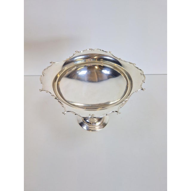1950s Vintage Silver-Plated Centerpiece Bowl by John Round & Son, Sheffield, 1950s For Sale - Image 5 of 15