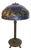 Tiffany Studios Blue Geometric Turtleback Table Lamp. u.s.a. 1910's. For Sale
