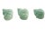 Nautical Aqua Turbo Shells – Set of 3 For Sale - Image 3 of 5