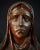 Art Deco Bust of the Tearful Virgin Mary in Spelter on Marble by Oscar Ruffon, 1920s-1940s For Sale - Image 10 of 13