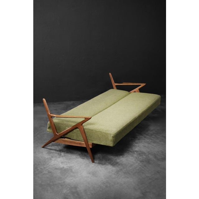 Vintage Danish Three-Seater Z-Sofa by Poul Jensen for Selig Furniture, 1950s For Sale - Image 12 of 18