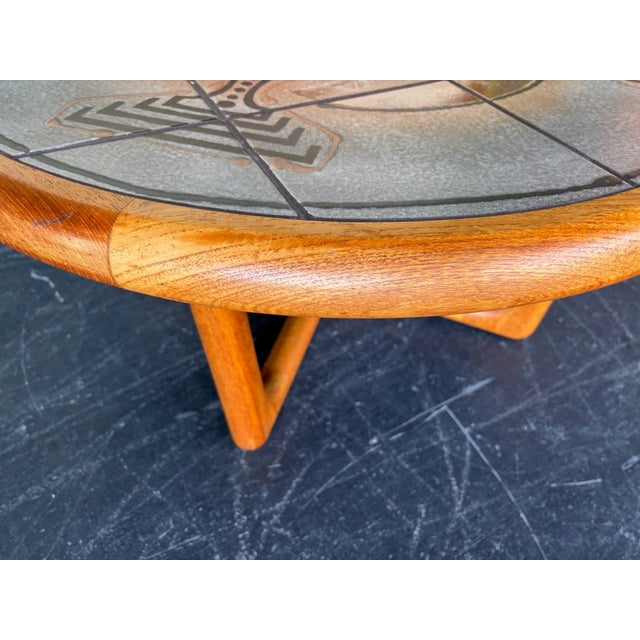Danish Teak Hm Sofaborde Tile Coffee Table For Sale In Tampa - Image 6 of 9