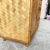 Brown Boho Chic Faux Bamboo and Herringbone Chest Cabinet For Sale - Image 8 of 13