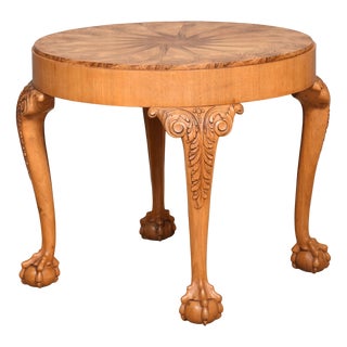 Walnut Coffee Table, 1890s For Sale