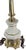 1960s Stiffel Brass and Porcelain Table Lamps, a Pair For Sale - Image 10 of 15