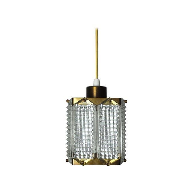 Swedish Crystal Ceiling Light by Wiktor Berndt for Flygsfors, 1950s For Sale - Image 14 of 14