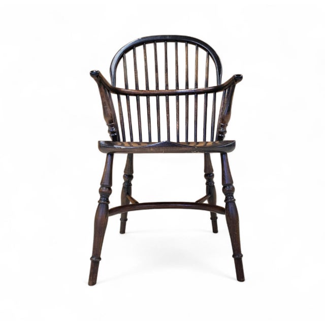 Georgian Bow and Stick Back Windsor Chairs, Set of 4 For Sale - Image 14 of 18