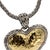 Silver John Hardy 22k Yellow Gold and Sterling Silver Heart Pendant Necklace For Sale - Image 8 of 14