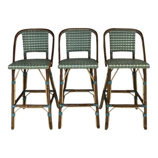 Maison J Gatti Bar Stools - Set of 3 For Sale