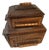 Early 20th Century Tramp Art Box With Hinged Lid and Pull-Out Drawer For Sale