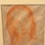 Felice Carena, Face of a Girl, 1952, Red Chalk Drawing For Sale - Image 6 of 11