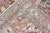 Persian Heriz With Geometric Medallion in Soft Red, Gray Blue With Soft Greens 7'6 X 10'8 For Sale - Image 12 of 13