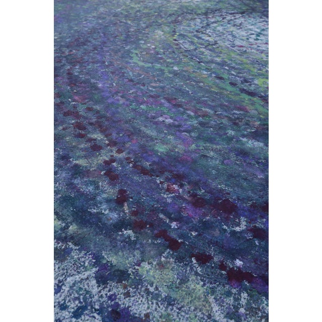 Green "Halensee S41" Extra Large Abstract Painting by Simon Findlay For Sale - Image 8 of 12