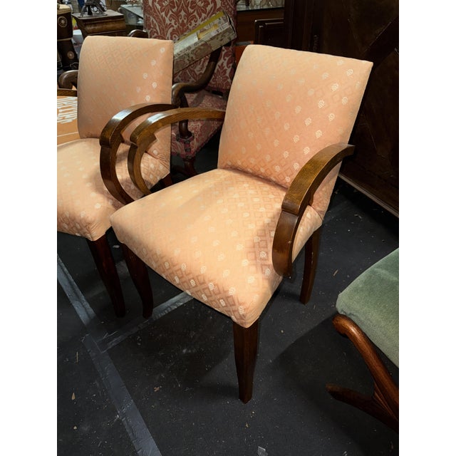 1920s Vintage Art Deco Bridge Chairs, 1920s, Set of 2 For Sale - Image 5 of 6