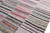Rug & Kilim Rug & Kilim's Modern Patchwork Kilim Rug in Gray Multicolor Stripe Pattern For Sale - Image 4 of 5
