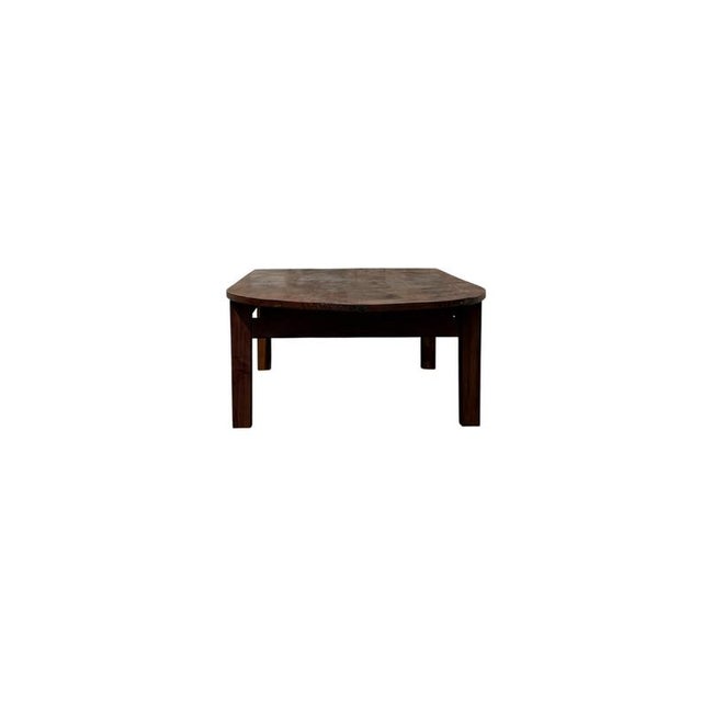 Early 20th Century Crescent-Shaped Larch Coffee Table For Sale - Image 5 of 5